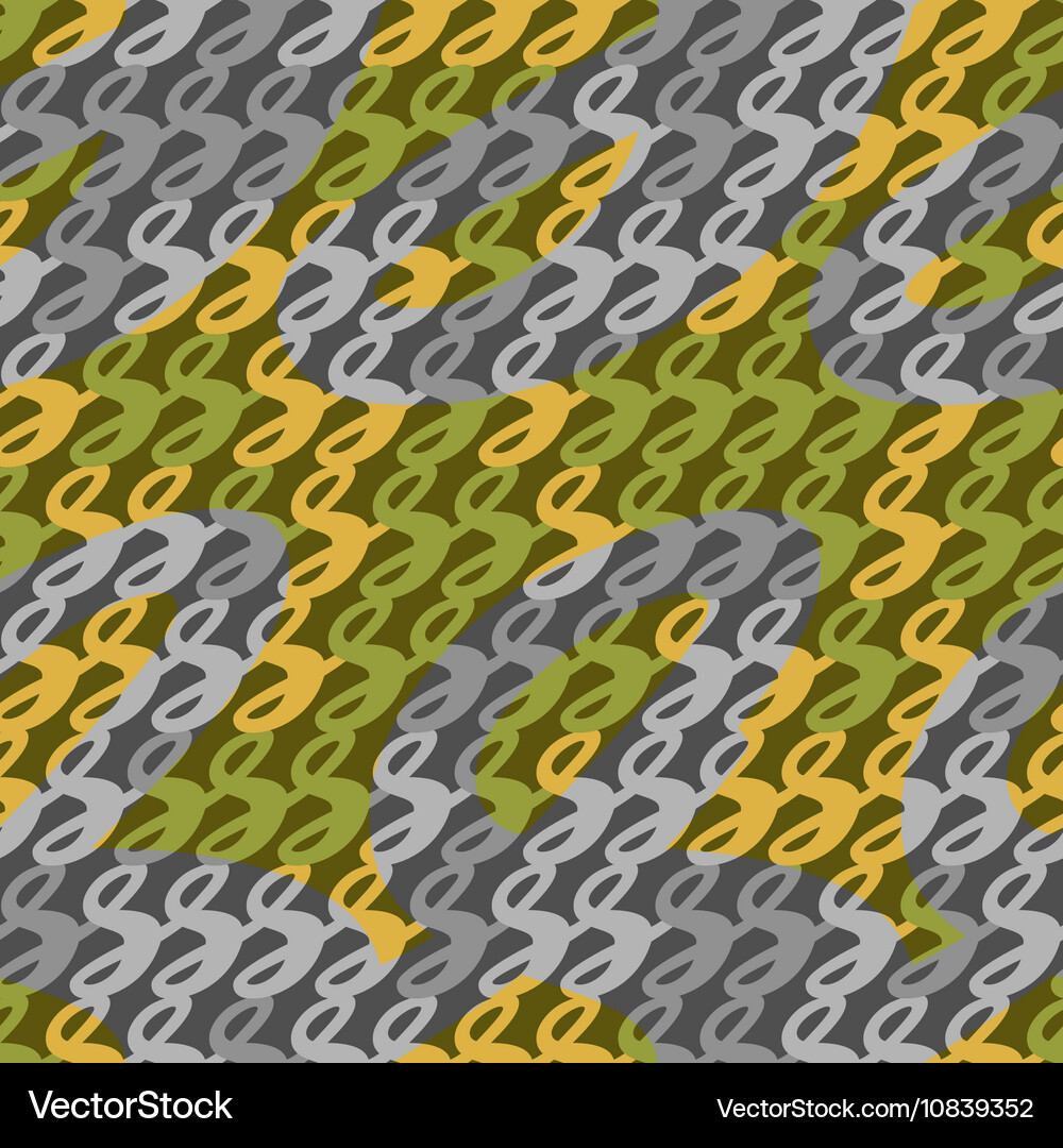 Camouflage seamless pattern Royalty Free Vector Image