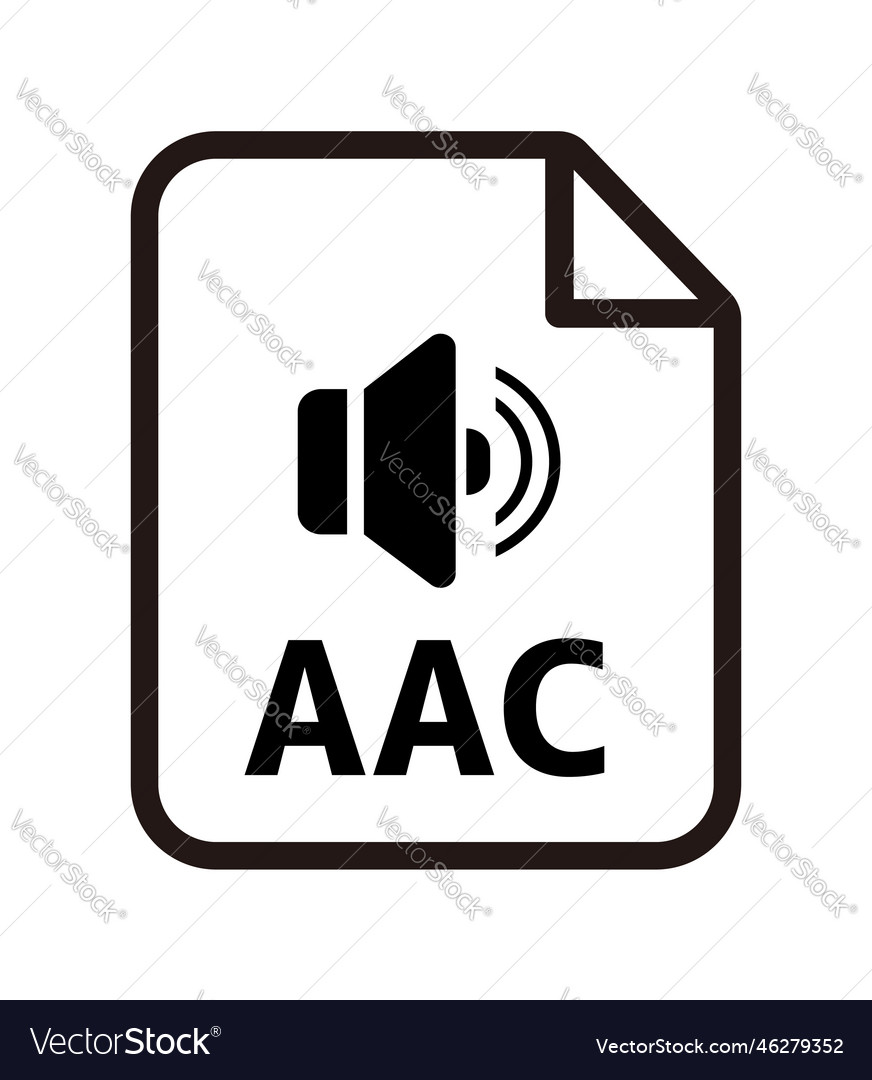 File formats icon aac