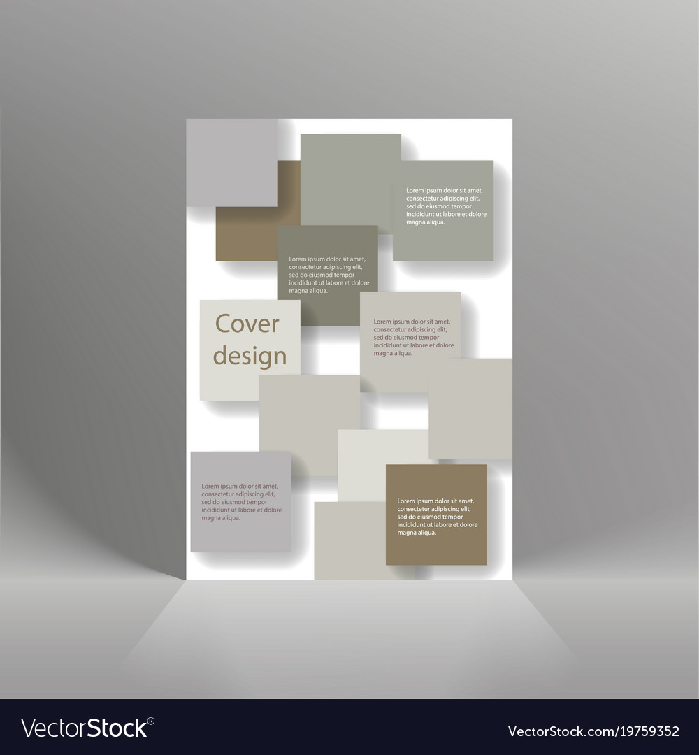 Flyer cover business brochure design