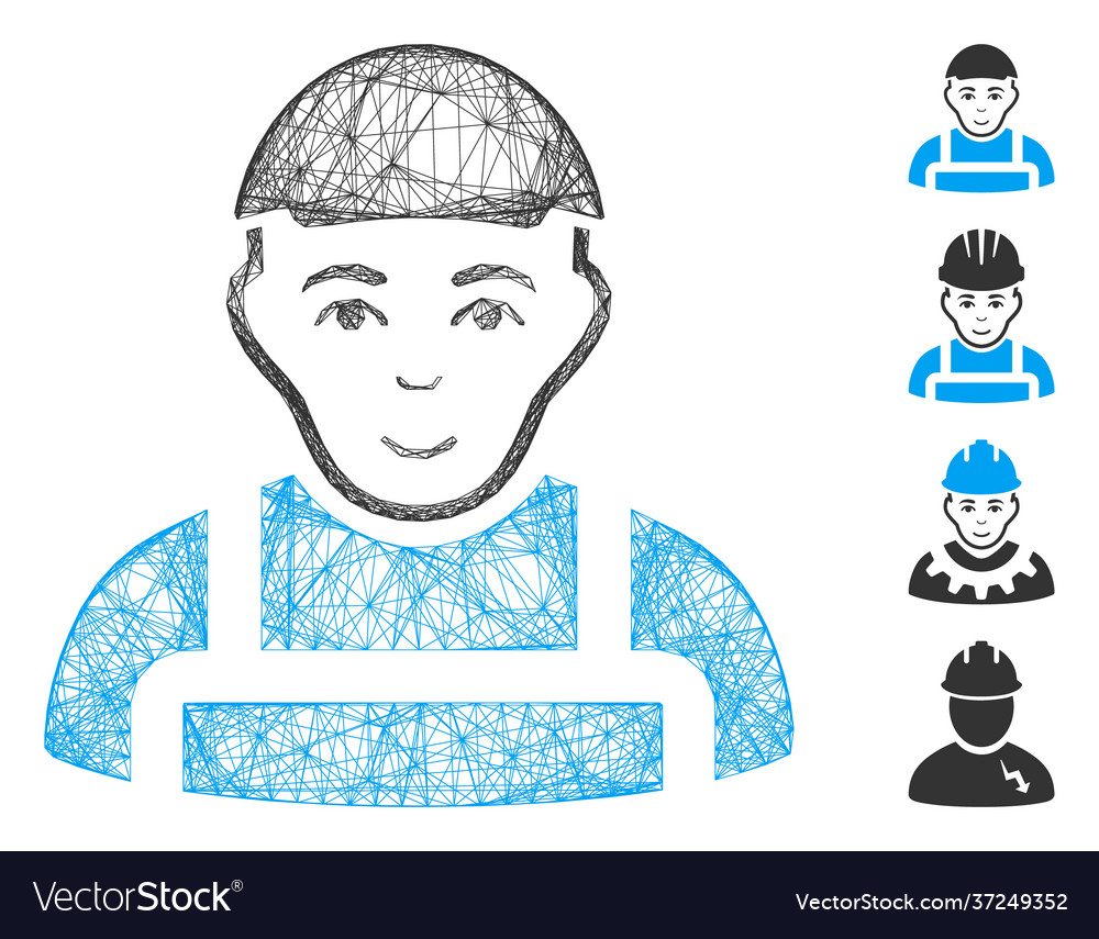 Hatched worker mesh