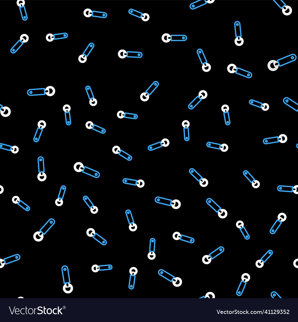 Line bottle opener icon isolated seamless pattern