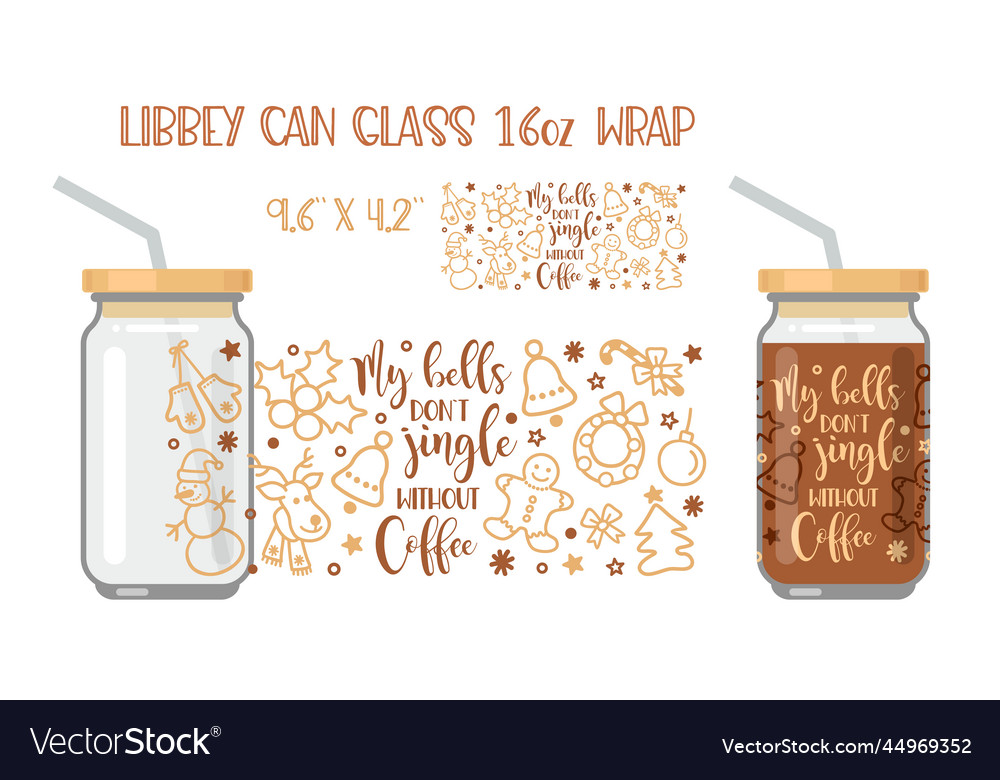 Printable full wrap for libby class can a pattern vector image Printable full wrap for libby class can a pattern