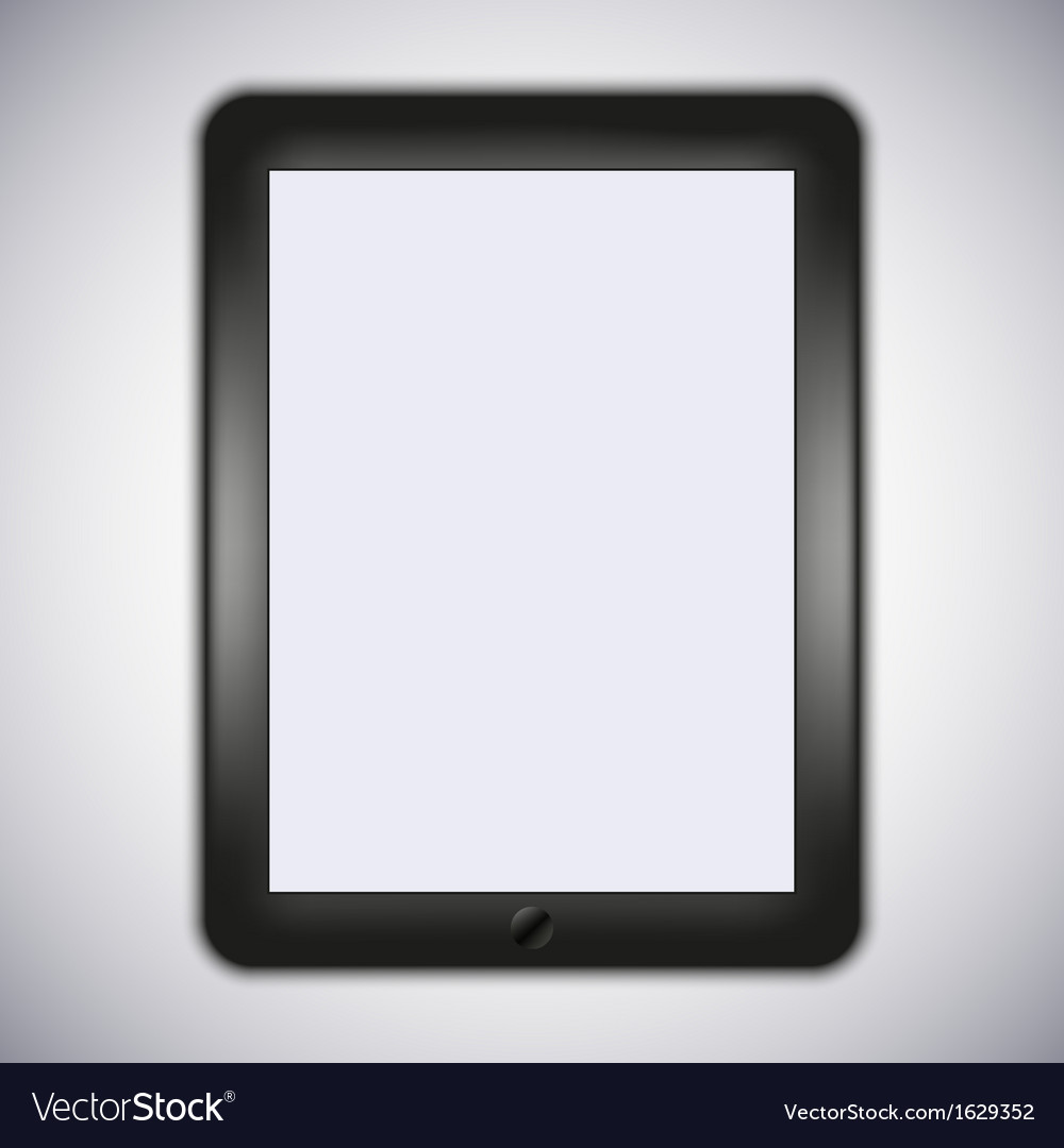 Realistic computer tablet eps10
