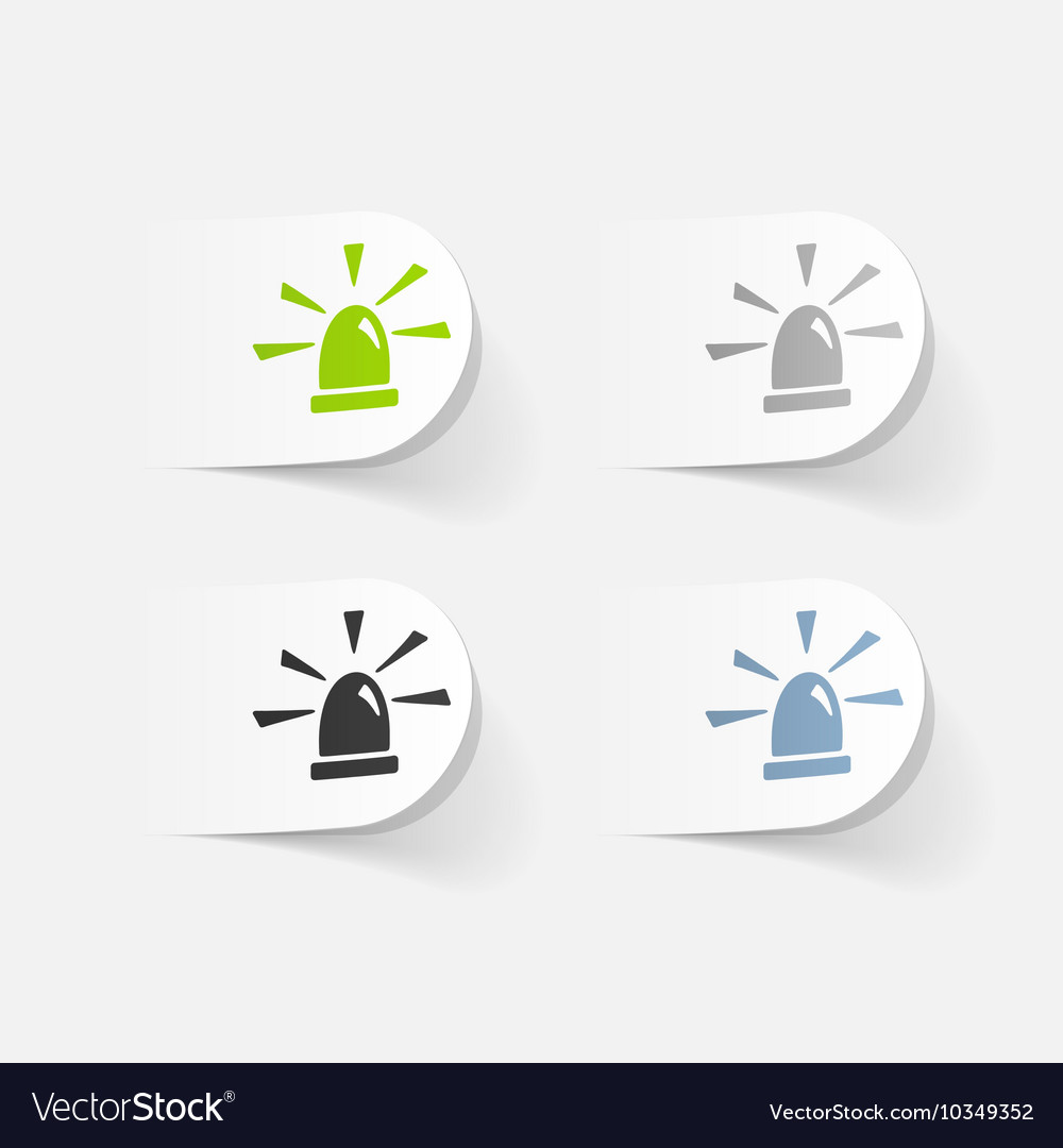 Realistic design element flasher