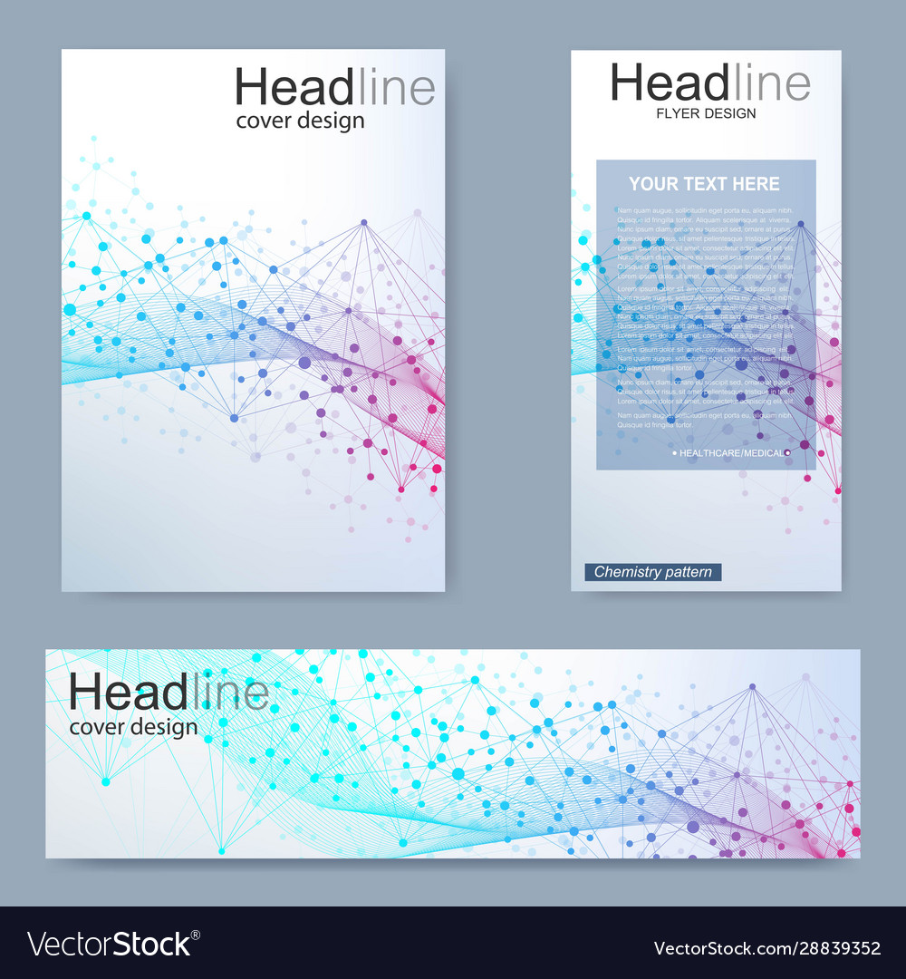 Flyer Broschüre Größe a4 Templatebanner vector image Flyer Broschüre Größe a4 Templatebanner