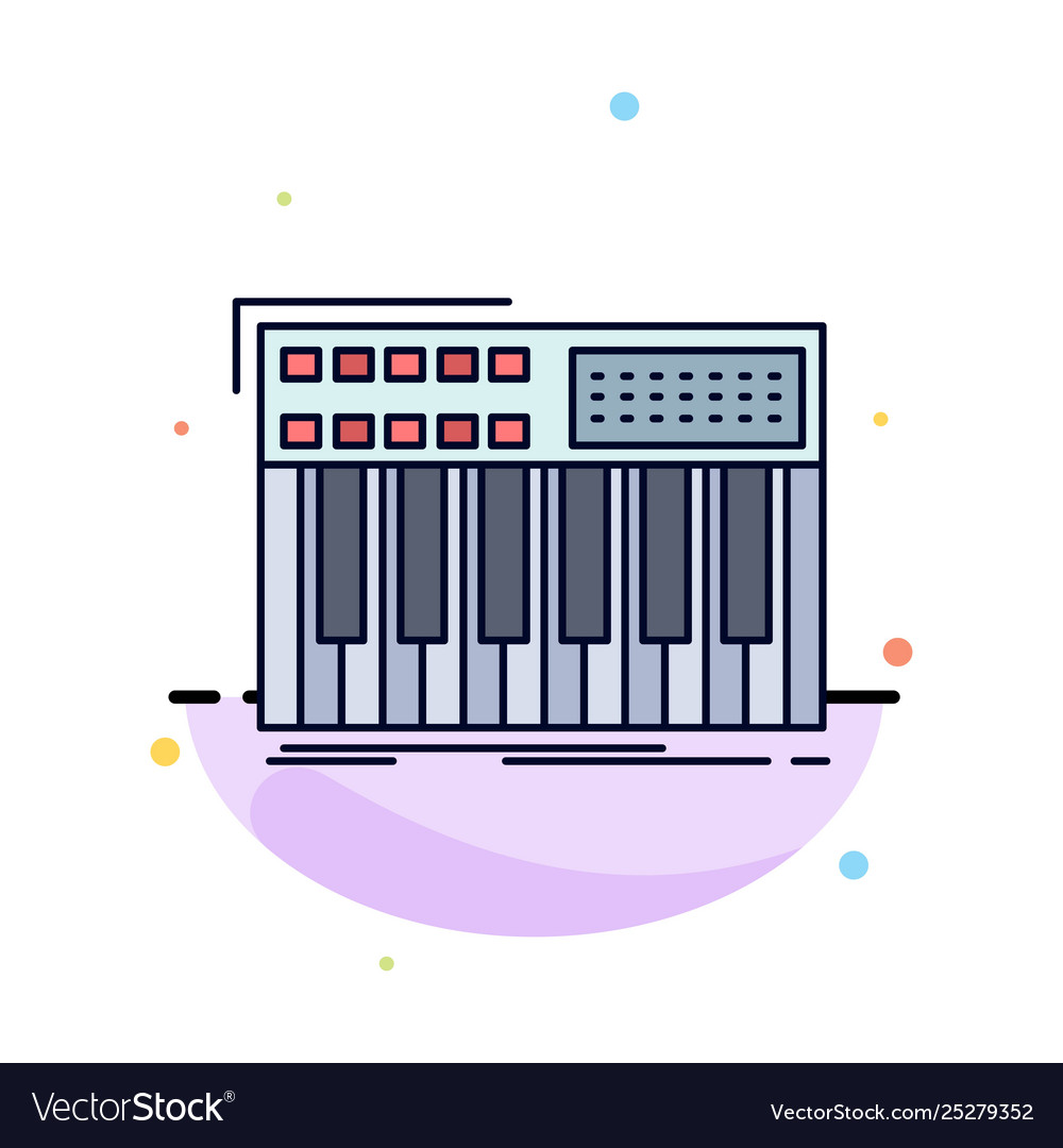 Synth keyboard midi synthesiser synthesizer flat