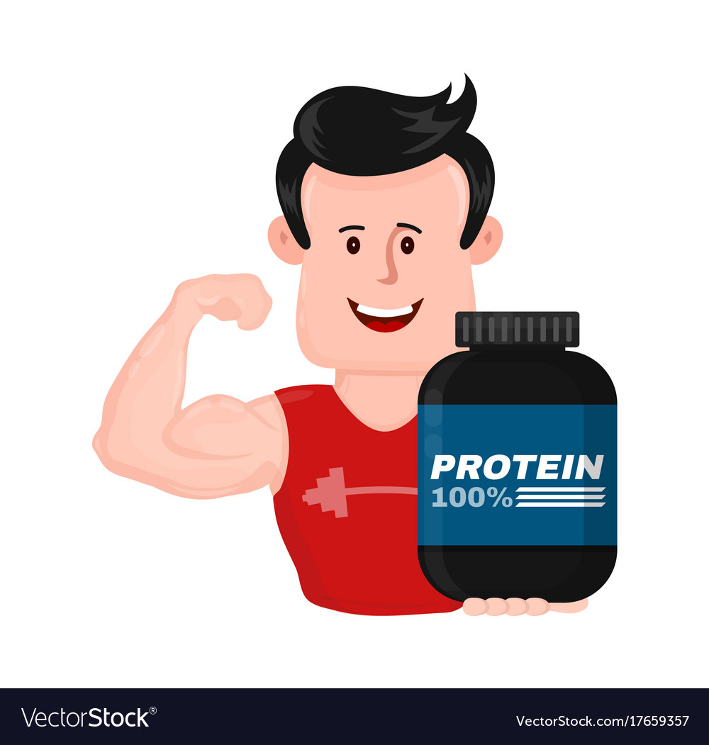 muscle icon. Building strong arm muscles for healthy men by eating protein  and exercising. 14605946 PNG