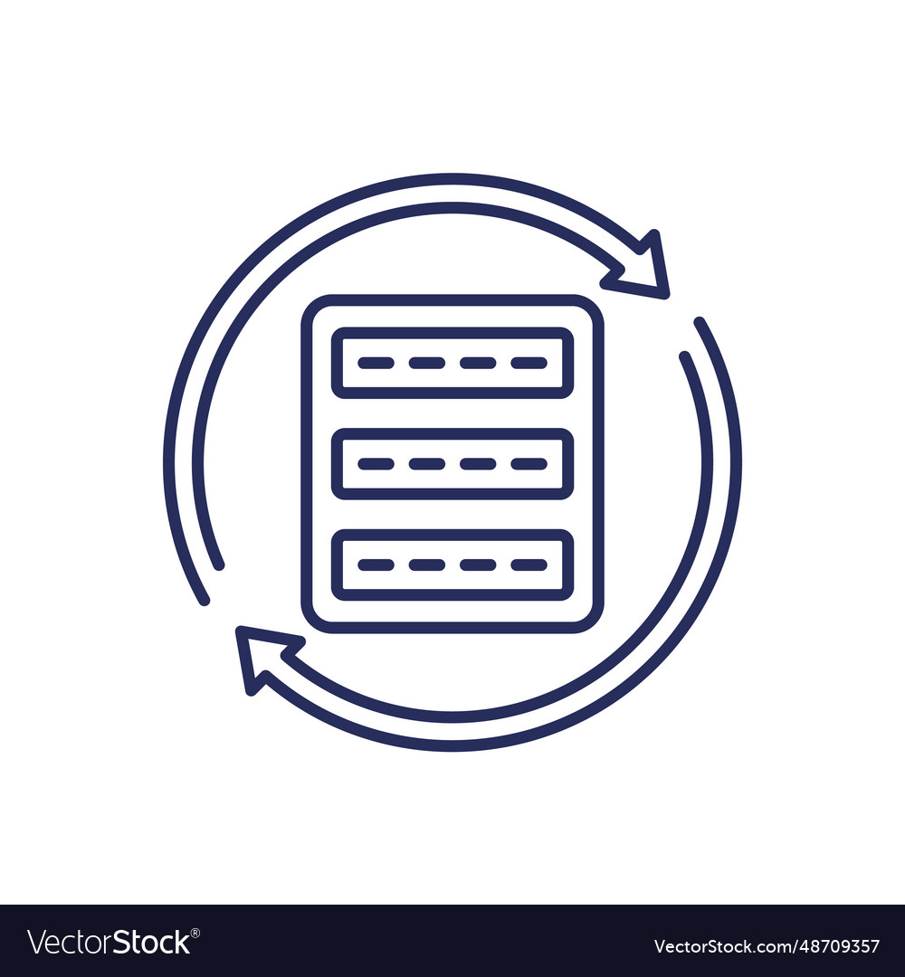 Server-Backup-Symbolzeile