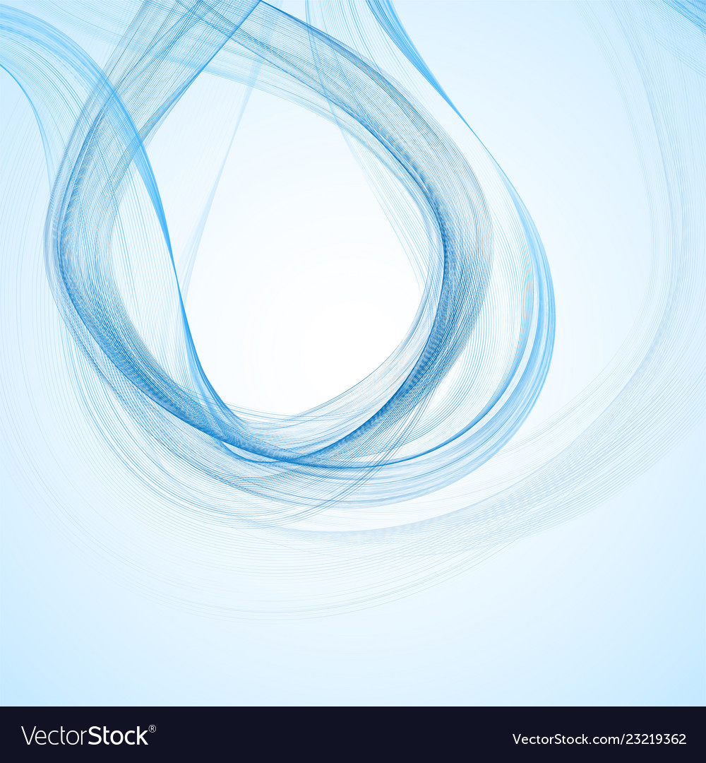 Abstract background with blue waves eps Royalty Free Vector