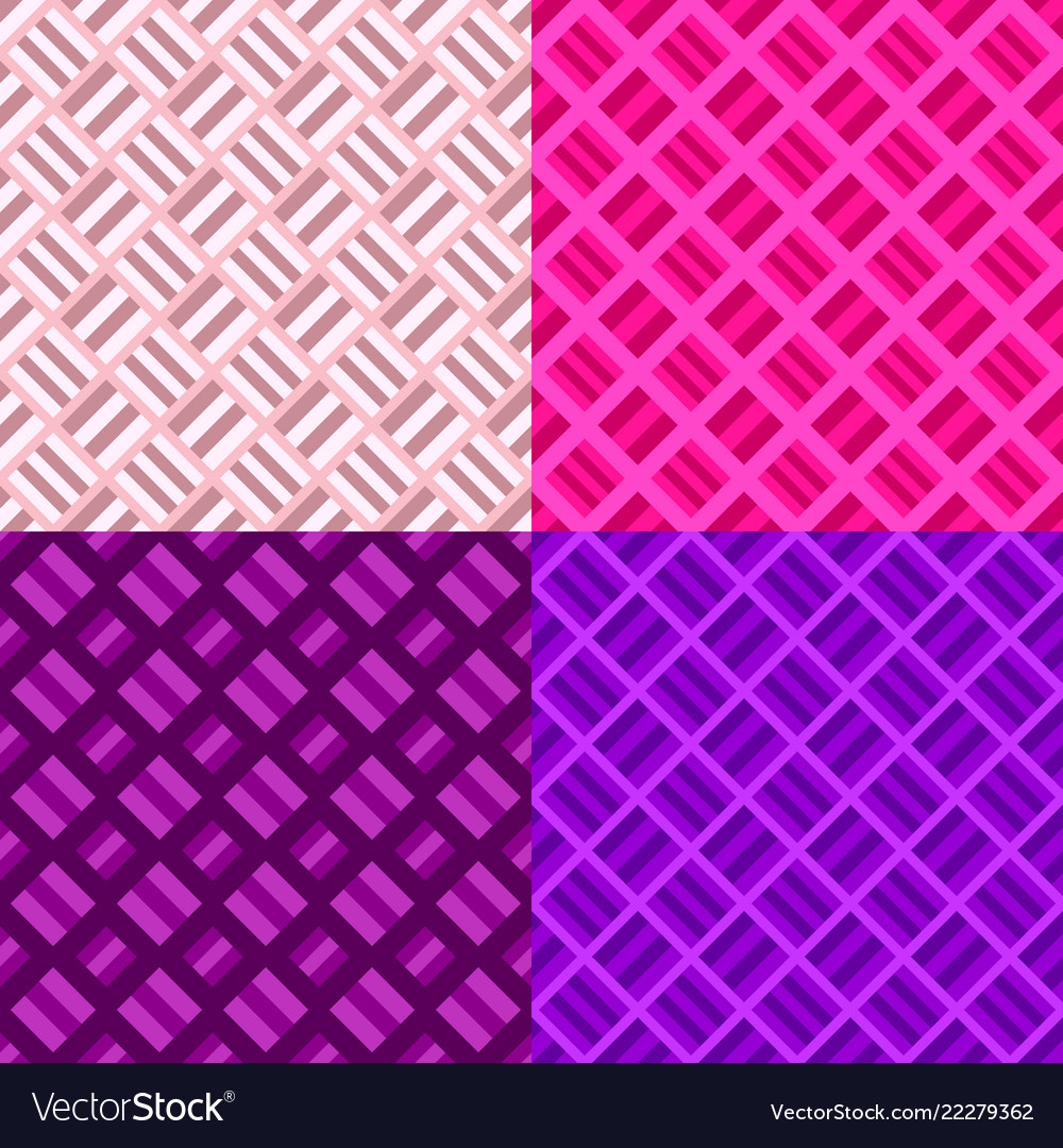 Abstract seamless pattern set - square background
