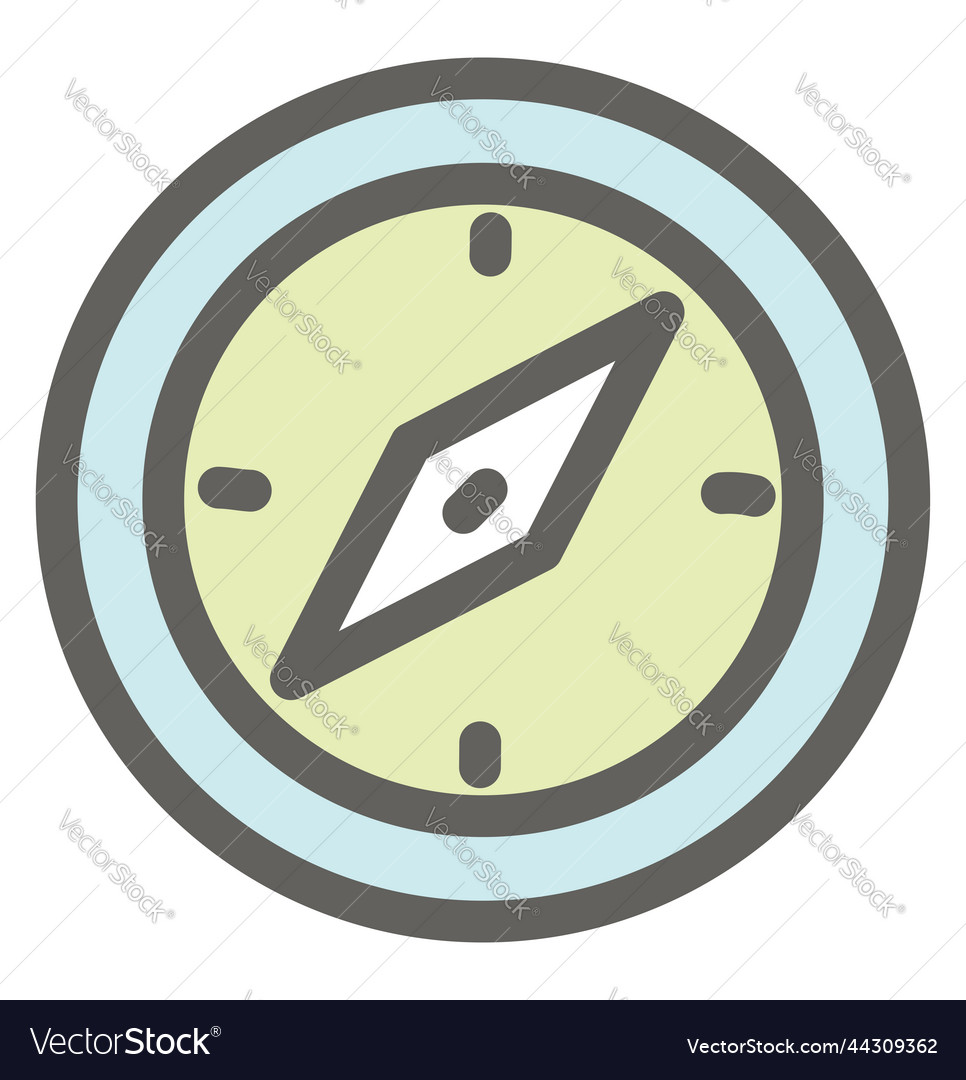 Chemistry compass on a white background
