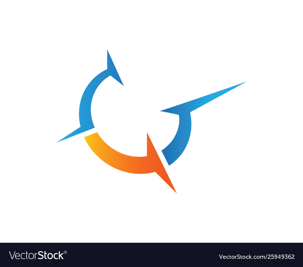 Compass logo template icon