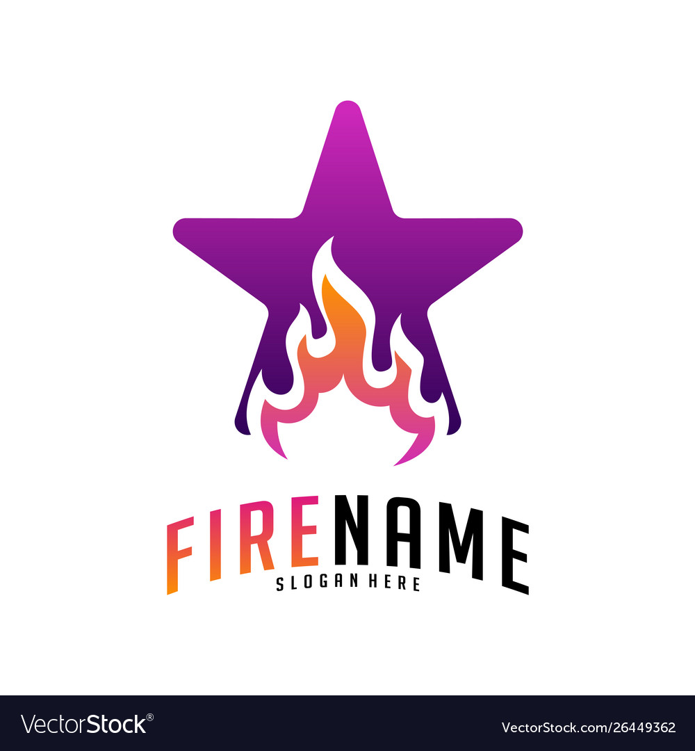 Feuer Sterne Logo Design Inspiration Icons