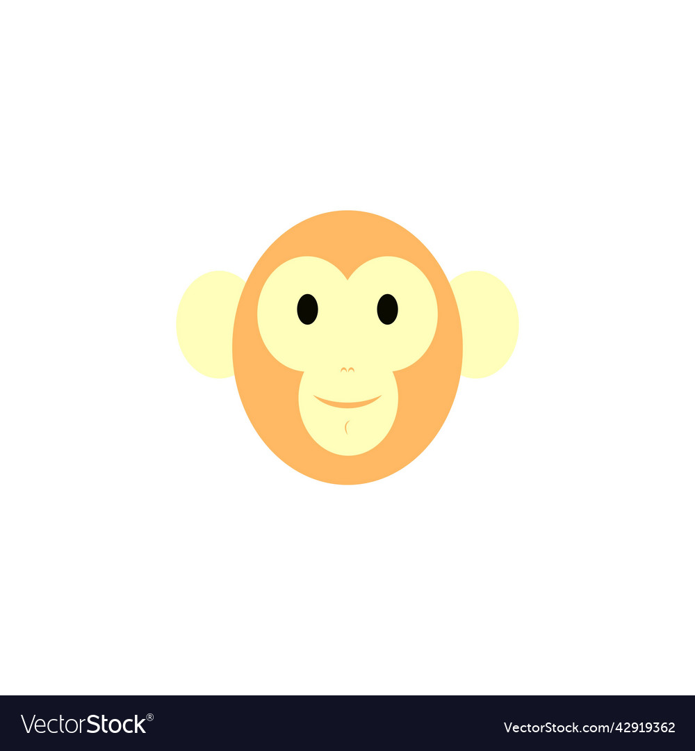 Monkey icon design element
