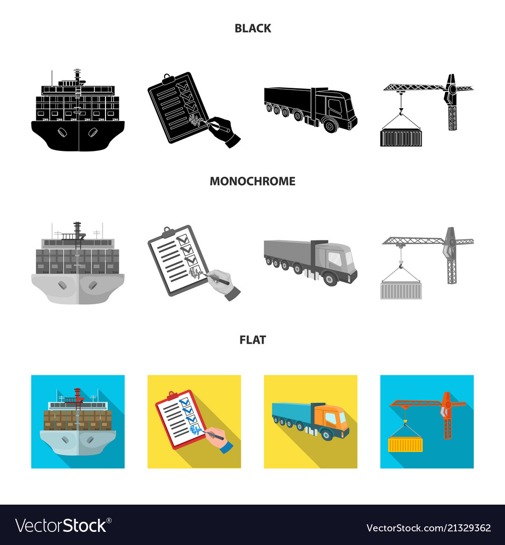 Sea freight signature of delivery documents