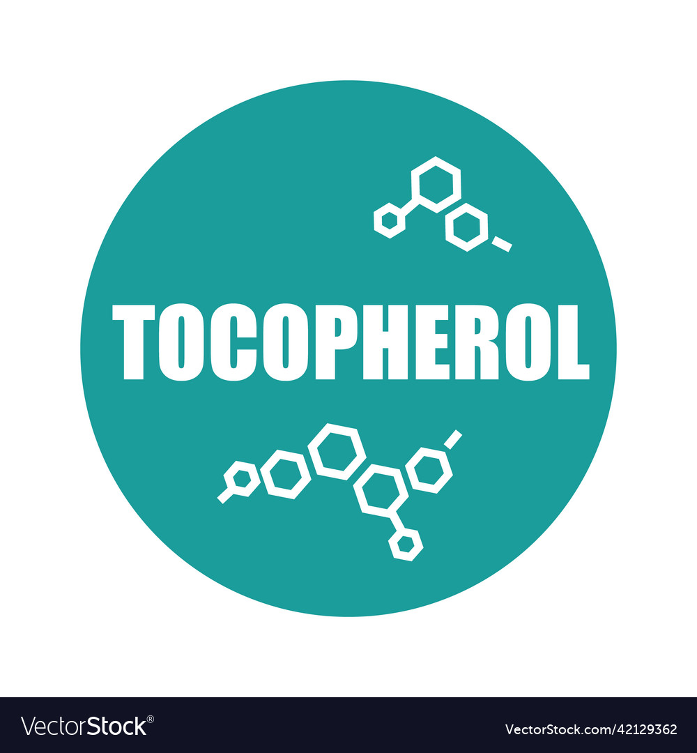 Tocopherol ingredient advertising for product