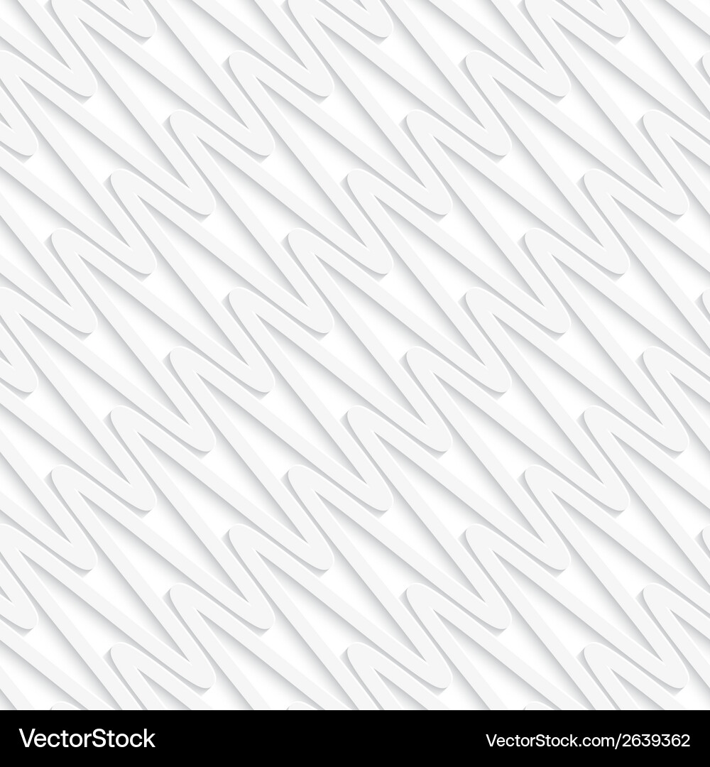 White diagonal wavy lines seamless pattern Vector Image