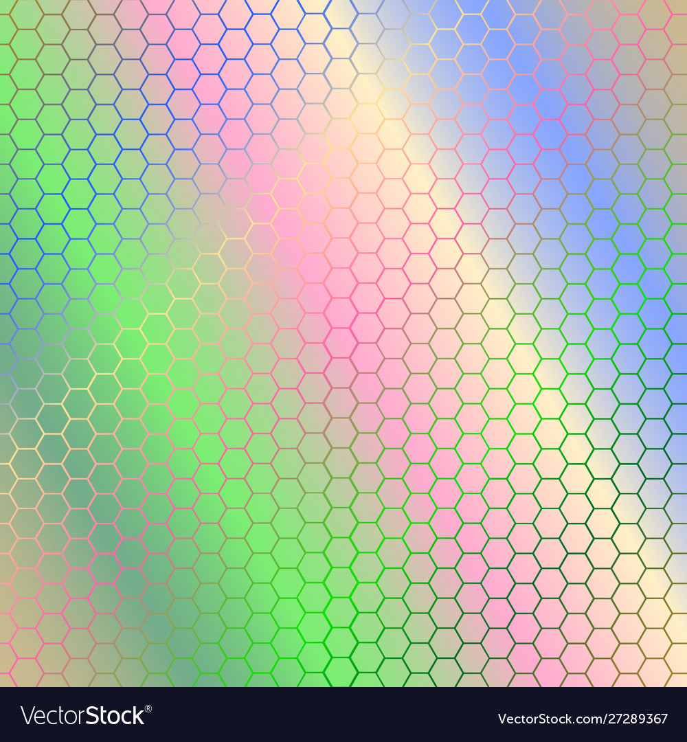 Abstract colorful background with hexagon Vector Image Abstract colorful background with hexagon