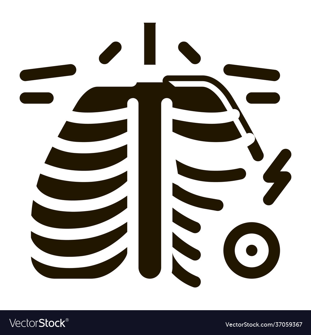 Arthritis Brustbein Gelenk Ikone Glyph