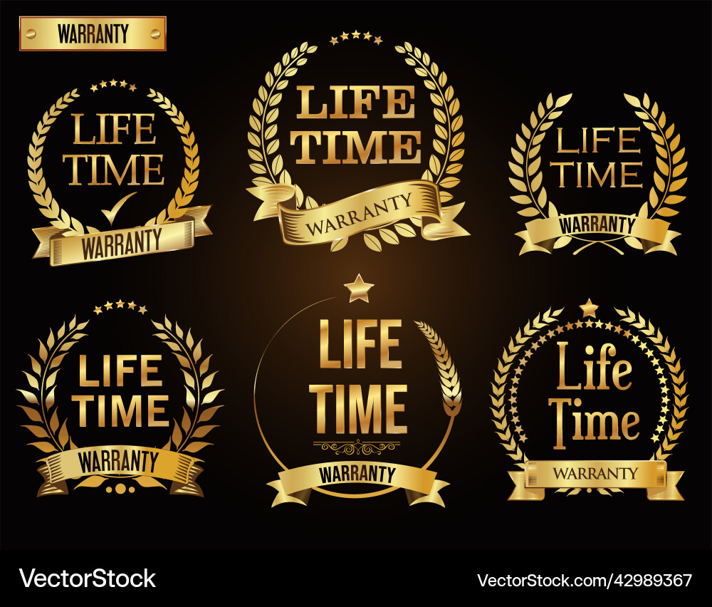 Collection of customer satisfaction life time Vector Image