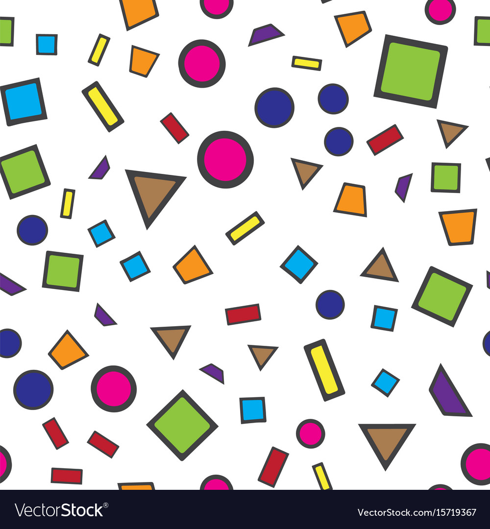 Colorful abstract seamless pattern simple style