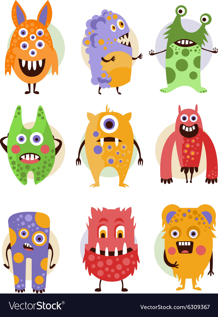 Cute Cartoon Monsters