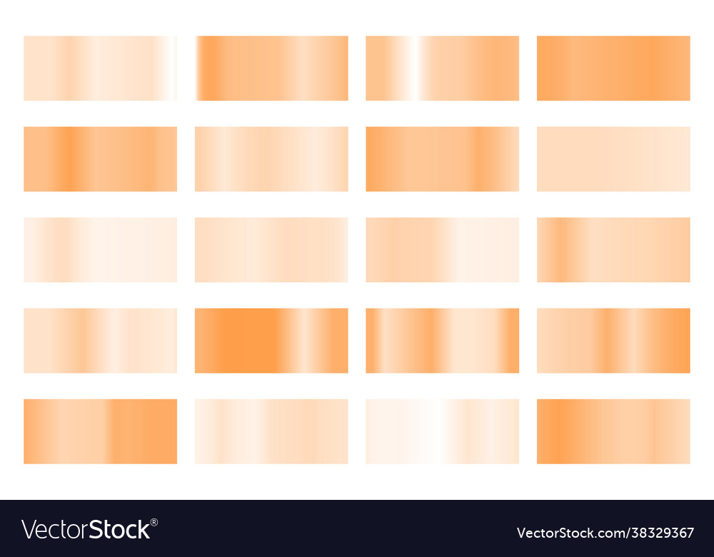 Metallic gradient collection with shiny colorful