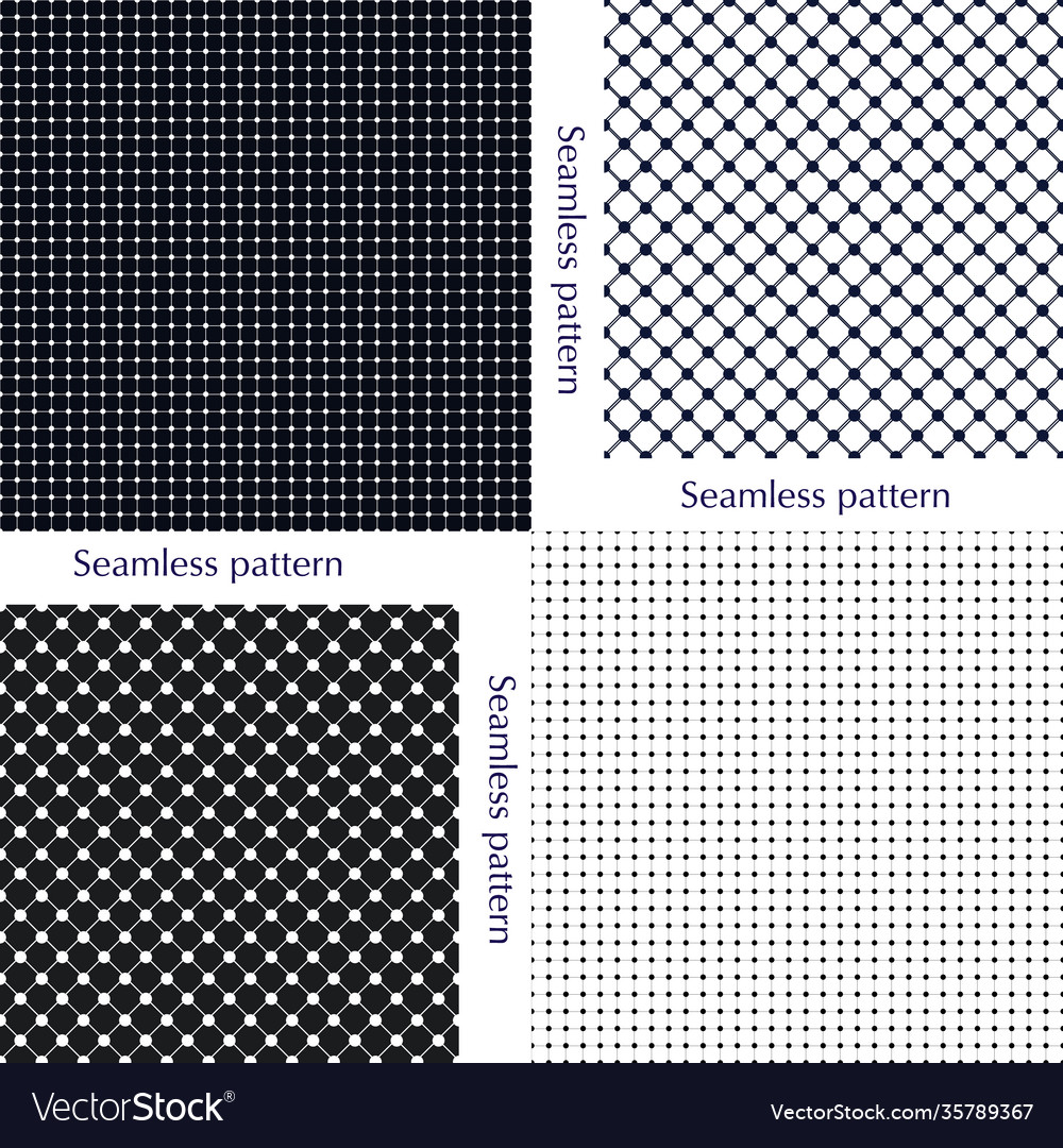 Set seamless patterns