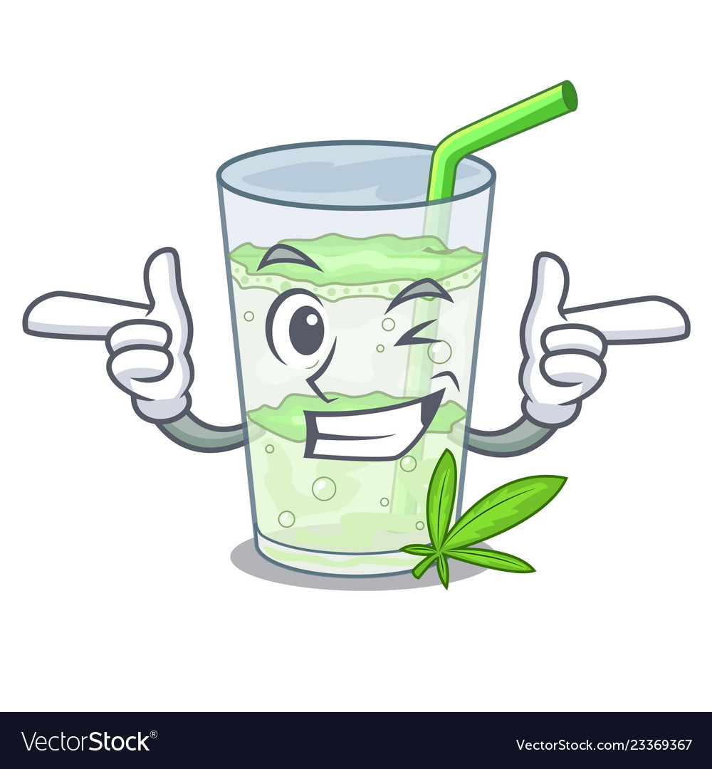 Wink lassi juice bhang in botlo character