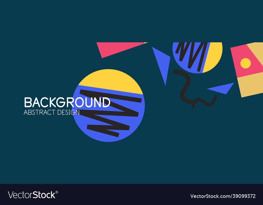 Abstract background blocks lines triangles