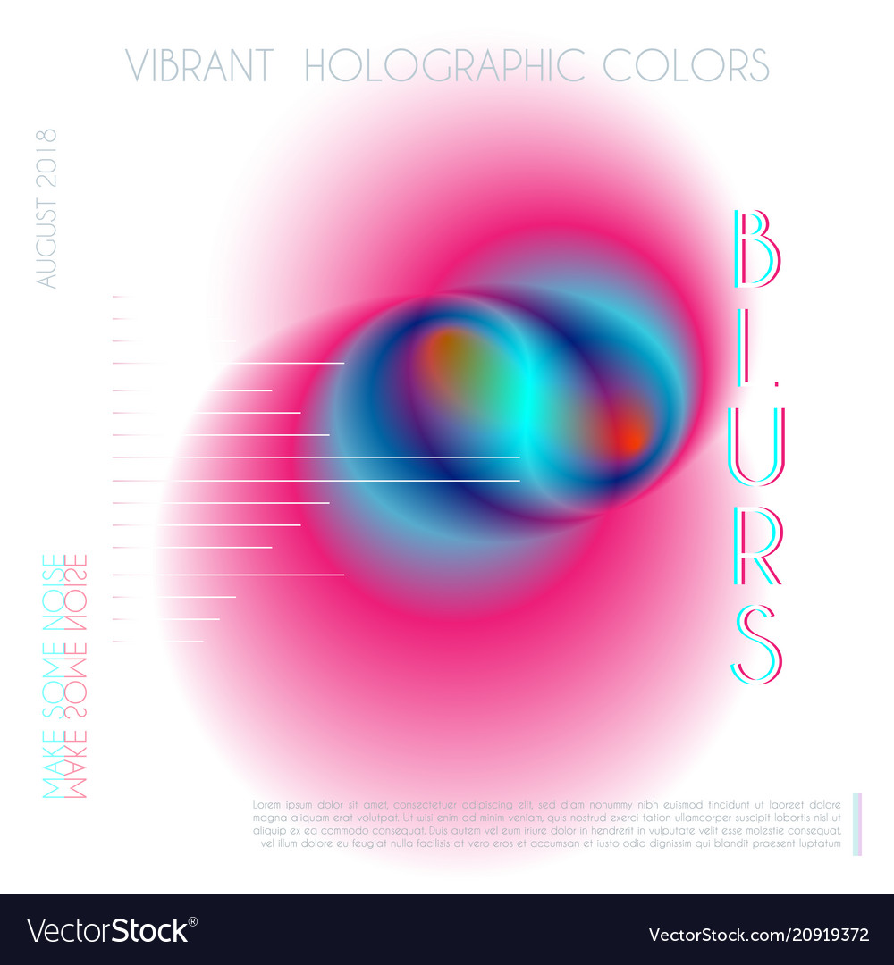 Abstract colorful blur gradient drop liquid Vector Image Abstract colorful blur gradient drop liquid