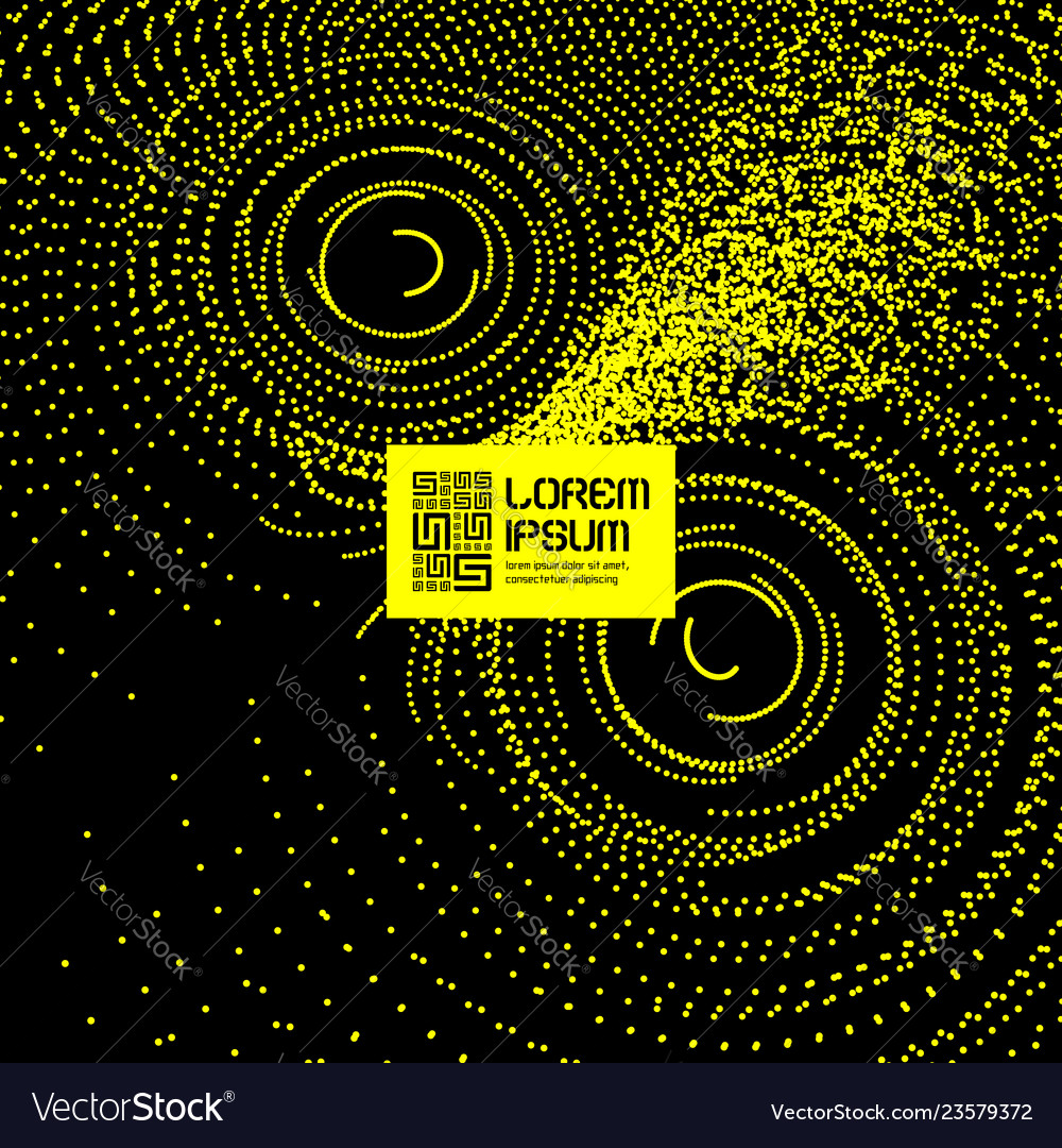 Abstract Dynamic Circles Technology Pattern