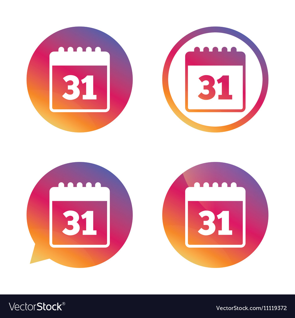 Calendar sign icon date or event reminder Vector Image