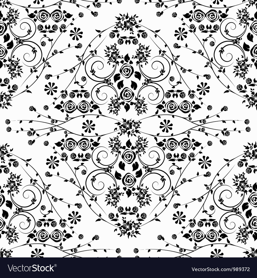 Damask seamless pattern