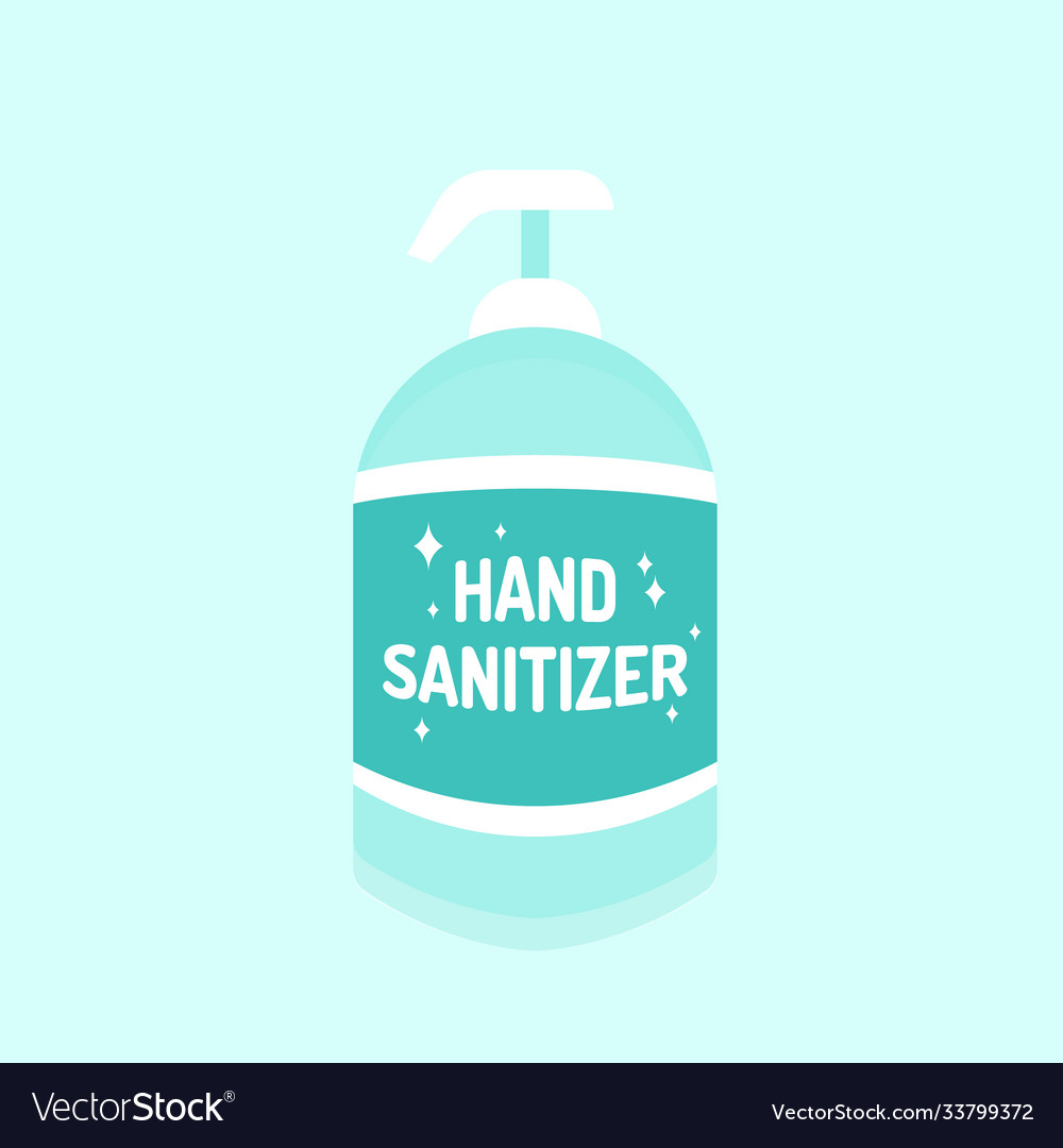 Hand sanitizer design object medical objects