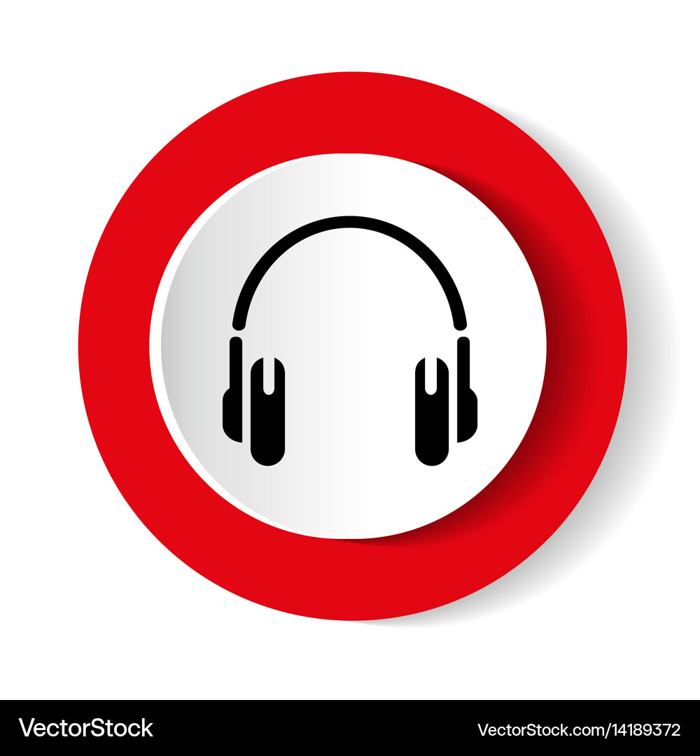 Headphone icon Royalty Free Vector Image - VectorStock