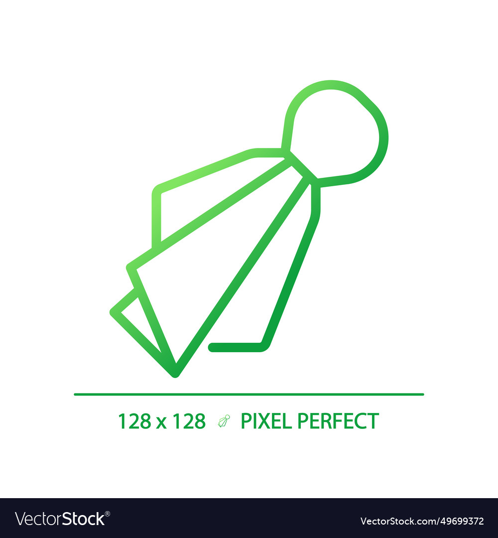 Penalty flag gradient linear icon