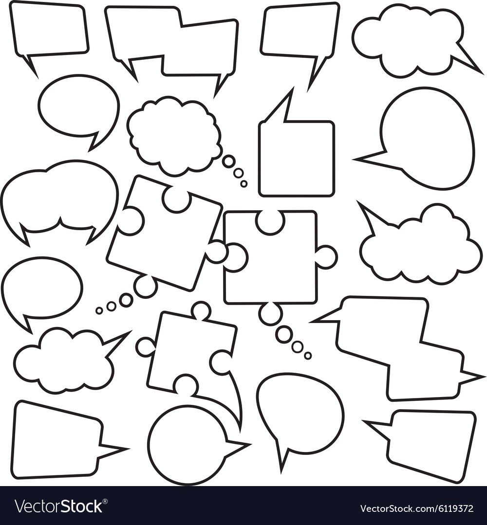 Speech bubble collection