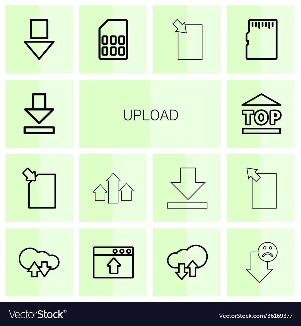 14 upload icons