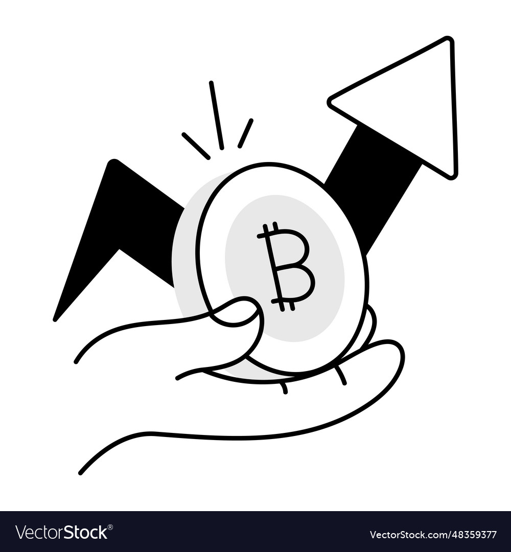 Bitcoin Growth Royalty Free Vector Image Vectorstock Bitcoin Growth Royalty Free Vector Image Vectorstock