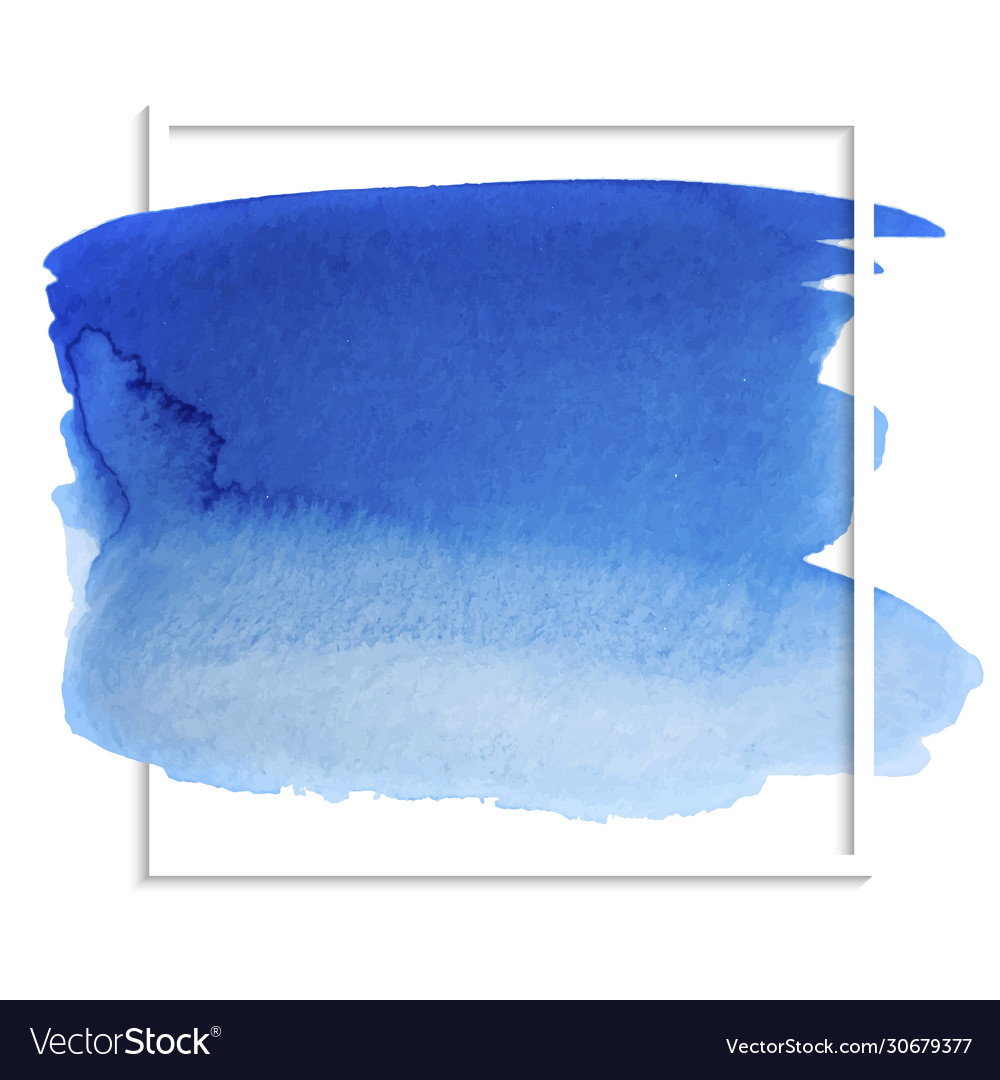 Blue Watercolor Wet Paper