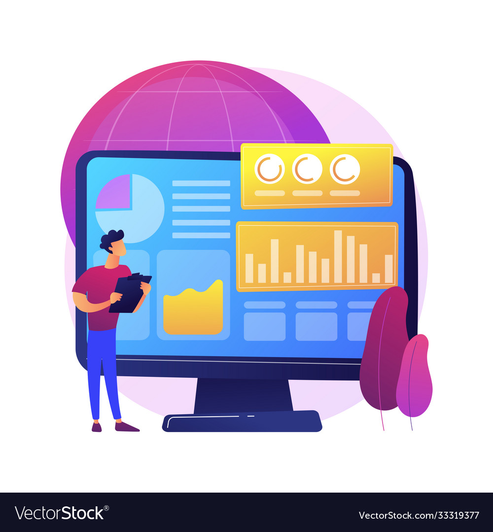Environment data analytics abstract concept