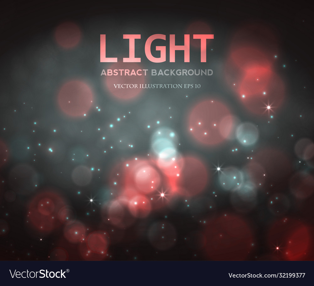 Festive light background with bokeh