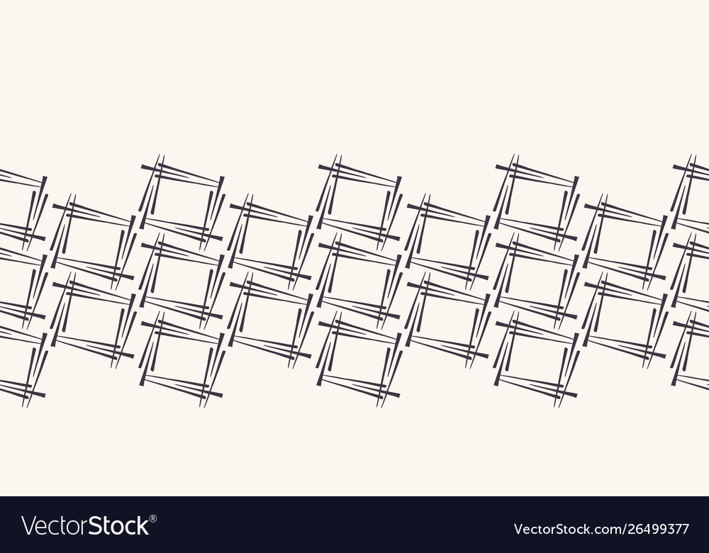 Geometric squares texture shape border repeating Vector Image Geometric squares texture shape border repeating