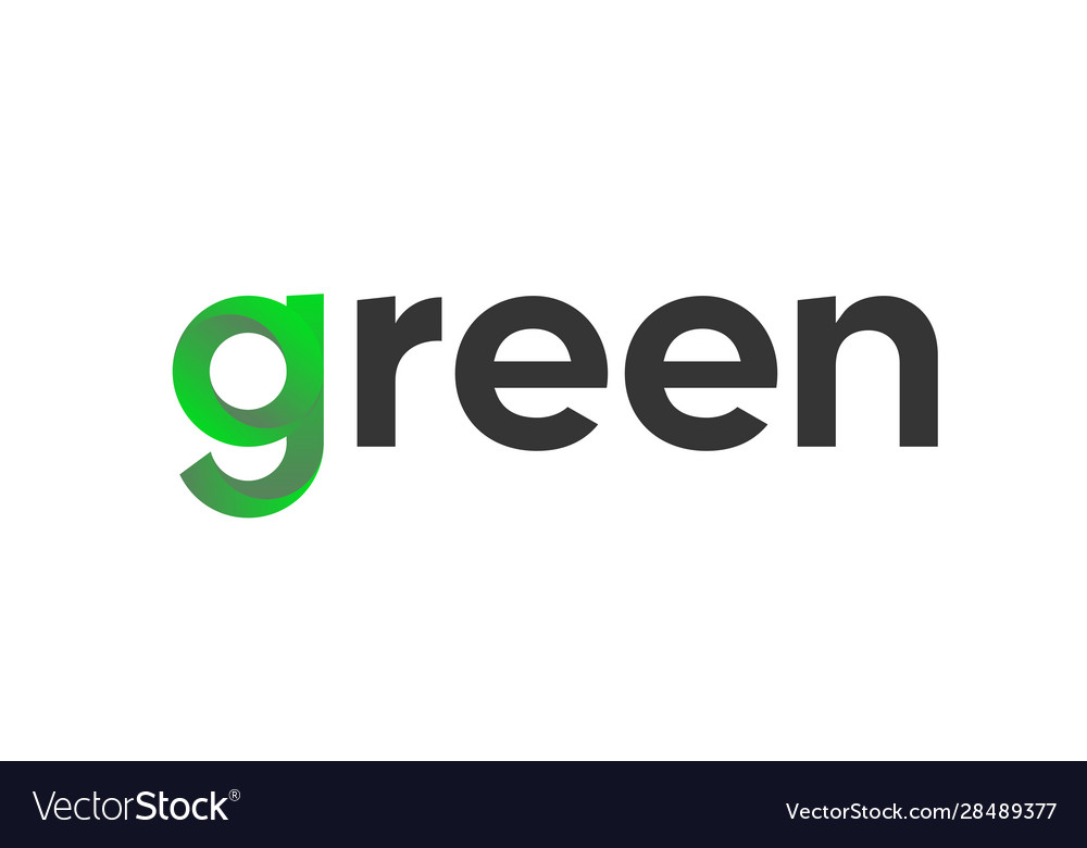 Grüne Beschriftung - Logo für Märkte