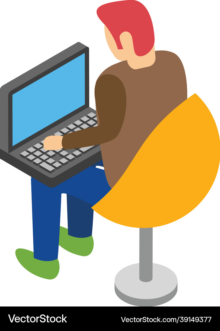 Online reading Royalty Free Vector Image - VectorStock