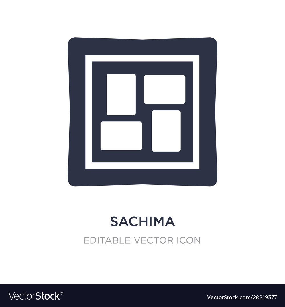 Sachima icon on white background simple element