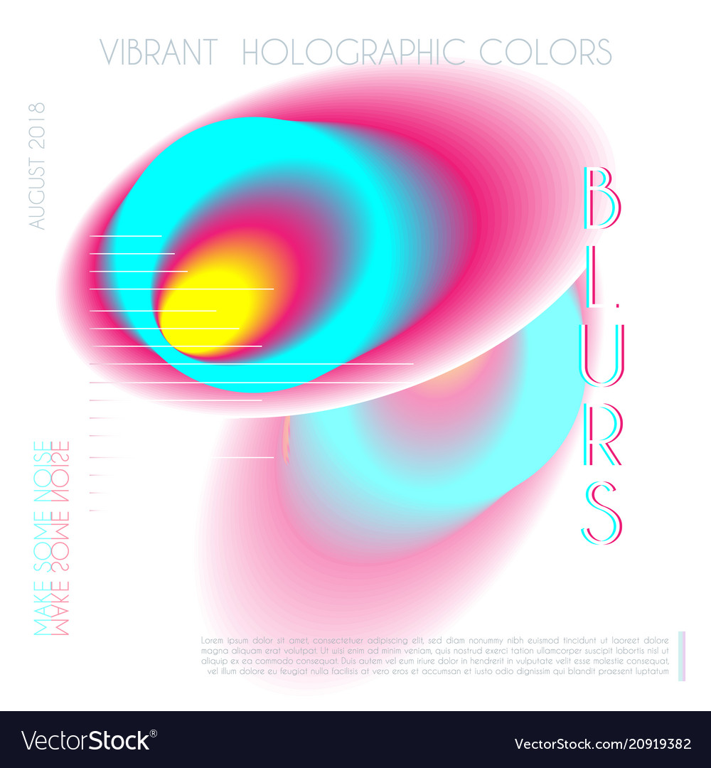 Abstract colorful blur gradient drop liquid vector image Abstract colorful blur gradient drop liquid