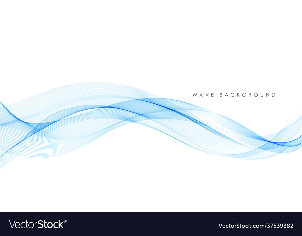 Abstract colorful flowing wave lines