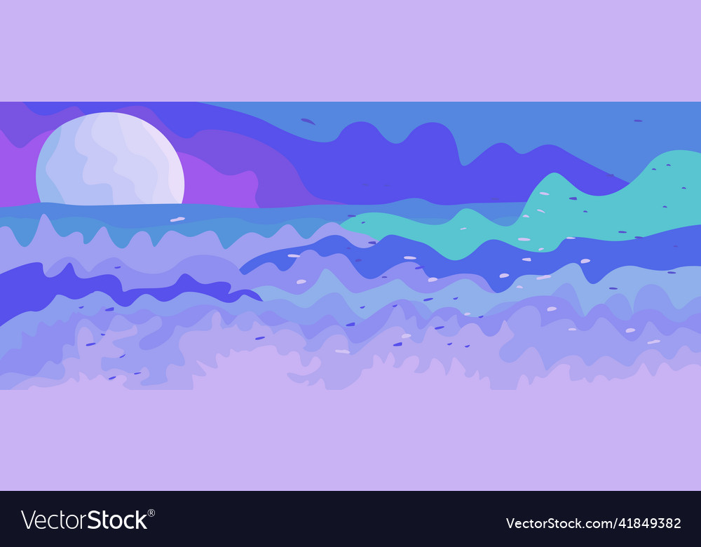 Background with waves
